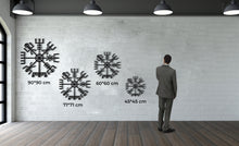 Görseli Galeri görüntüleyiciye yükleyin, Vegvisir Metal Duvar Dekoru