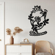 Görseli Galeri görüntüleyiciye yükleyin, Welcome Metal Duvar Dekoru