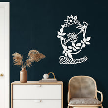 Görseli Galeri görüntüleyiciye yükleyin, Welcome Metal Duvar Dekoru
