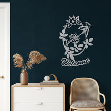 Görseli Galeri görüntüleyiciye yükleyin, Welcome Metal Duvar Dekoru