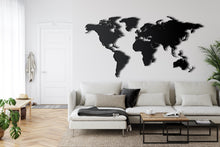 Görseli Galeri görüntüleyiciye yükleyin, Dünya Haritası Metal Duvar Dekoru