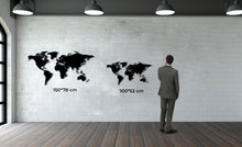 Görseli Galeri görüntüleyiciye yükleyin, Dünya Haritası Metal Duvar Dekoru