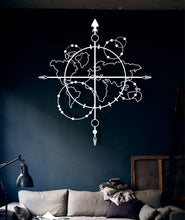 Görseli Galeri görüntüleyiciye yükleyin, Samanyolu Dünya Haritası Metal Duvar Dekoru