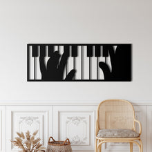 Görseli Galeri görüntüleyiciye yükleyin, Piyano Metal Duvar Dekoru