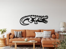 Görseli Galeri görüntüleyiciye yükleyin, Timsah Metal Duvar Dekoru