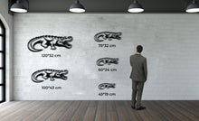 Görseli Galeri görüntüleyiciye yükleyin, Timsah Metal Duvar Dekoru