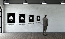 Görseli Galeri görüntüleyiciye yükleyin, Maça As Metal Duvar Dekoru