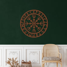 Görseli Galeri görüntüleyiciye yükleyin, Viking Pusula Metal Duvar Dekoru