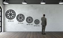 Görseli Galeri görüntüleyiciye yükleyin, Viking Pusula Metal Duvar Dekoru