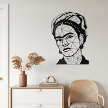 Görseli Galeri görüntüleyiciye yükleyin, Frida Kahlo Metal Duvar Dekoru