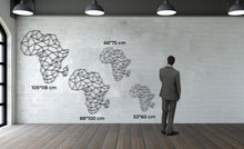 Görseli Galeri görüntüleyiciye yükleyin, Afrika Kıtası Metal Duvar Dekoru