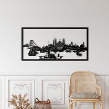 Görseli Galeri görüntüleyiciye yükleyin, İstanbul Manzarası Metal Duvar Dekoru