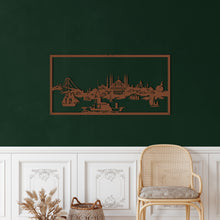 Görseli Galeri görüntüleyiciye yükleyin, İstanbul Manzarası Metal Duvar Dekoru