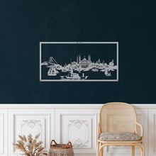 Görseli Galeri görüntüleyiciye yükleyin, İstanbul Manzarası Metal Duvar Dekoru