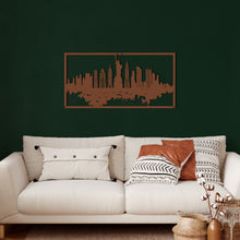 Görseli Galeri görüntüleyiciye yükleyin, New York Manzarası Metal Duvar Dekoru