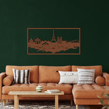 Görseli Galeri görüntüleyiciye yükleyin, Paris Manzarası Metal Duvar Dekoru