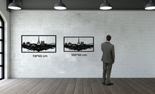 Görseli Galeri görüntüleyiciye yükleyin, Paris Manzarası Metal Duvar Dekoru