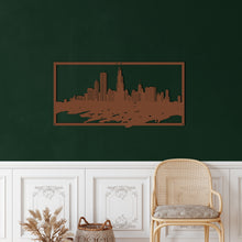 Görseli Galeri görüntüleyiciye yükleyin, Chicago Manzarası Metal Duvar Dekoru