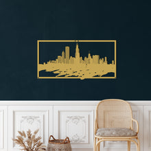 Görseli Galeri görüntüleyiciye yükleyin, Chicago Manzarası Metal Duvar Dekoru