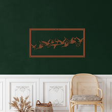 Görseli Galeri görüntüleyiciye yükleyin, Uçan Kuşlar Metal Duvar Dekoru