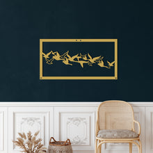 Görseli Galeri görüntüleyiciye yükleyin, Uçan Kuşlar Metal Duvar Dekoru