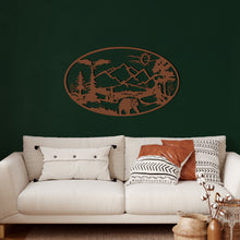 Görseli Galeri görüntüleyiciye yükleyin, Vahşi Yaşam Kesiti Metal Duvar Dekoru