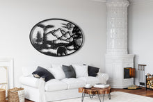 Görseli Galeri görüntüleyiciye yükleyin, Vahşi Yaşam Kesiti Metal Duvar Dekoru