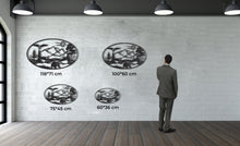 Görseli Galeri görüntüleyiciye yükleyin, Vahşi Yaşam Kesiti Metal Duvar Dekoru