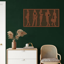 Görseli Galeri görüntüleyiciye yükleyin, Kadın Modacılar Metal Duvar Dekoru