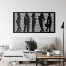 Görseli Galeri görüntüleyiciye yükleyin, Kadın Modacılar Metal Duvar Dekoru