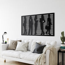 Görseli Galeri görüntüleyiciye yükleyin, Kadın Modacılar Metal Duvar Dekoru