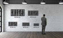 Görseli Galeri görüntüleyiciye yükleyin, Kadın Modacılar Metal Duvar Dekoru