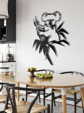 Görseli Galeri görüntüleyiciye yükleyin, Koala Metal Duvar Dekoru
