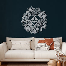 Görseli Galeri görüntüleyiciye yükleyin, Aşık Kuşlar Metal Duvar Dekoru