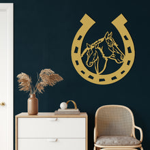 Görseli Galeri görüntüleyiciye yükleyin, Nal ve At Ürün Metal Duvar Dekoru