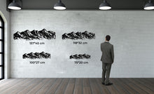 Görseli Galeri görüntüleyiciye yükleyin, Dağ Metal Duvar Dekoru