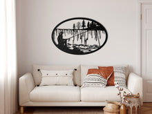 Görseli Galeri görüntüleyiciye yükleyin, Balıkçı Metal Duvar Dekoru