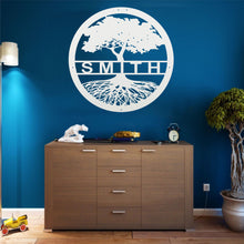 Görseli Galeri görüntüleyiciye yükleyin, Aile Ağacı Metal Duvar Dekoru