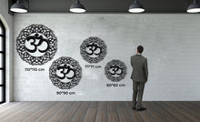 Görseli Galeri görüntüleyiciye yükleyin, OM Mandala Metal Duvar Dekoru