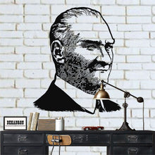 Görseli Galeri görüntüleyiciye yükleyin, Atatürk Metal Duvar Dekoru