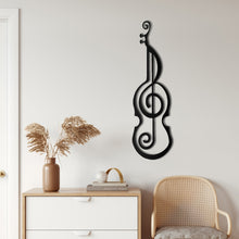 Görseli Galeri görüntüleyiciye yükleyin, Keman Metal Duvar Dekoru