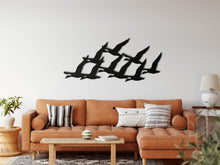 Görseli Galeri görüntüleyiciye yükleyin, Kaz Sürüsü Metal Duvar Dekoru