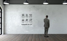 Görseli Galeri görüntüleyiciye yükleyin, Kaktüs Seti Metal Duvar Dekoru