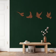 Görseli Galeri görüntüleyiciye yükleyin, Kuşlar Seti Metal Duvar Dekoru