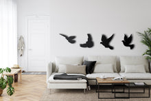 Görseli Galeri görüntüleyiciye yükleyin, Kuşlar Seti Metal Duvar Dekoru