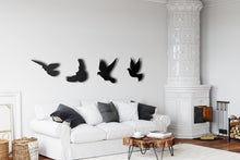 Görseli Galeri görüntüleyiciye yükleyin, Kuşlar Seti Metal Duvar Dekoru