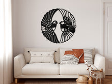 Görseli Galeri görüntüleyiciye yükleyin, Aşk Kuşları Metal Duvar Dekoru