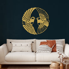 Görseli Galeri görüntüleyiciye yükleyin, Aşk Kuşları Metal Duvar Dekoru