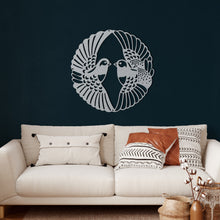 Görseli Galeri görüntüleyiciye yükleyin, Aşk Kuşları Metal Duvar Dekoru