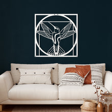 Görseli Galeri görüntüleyiciye yükleyin, Sinek Kuşu Metal Duvar Dekoru